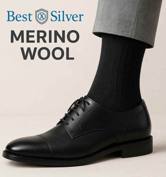 best4feet, bestsilver, merinowollen sokken